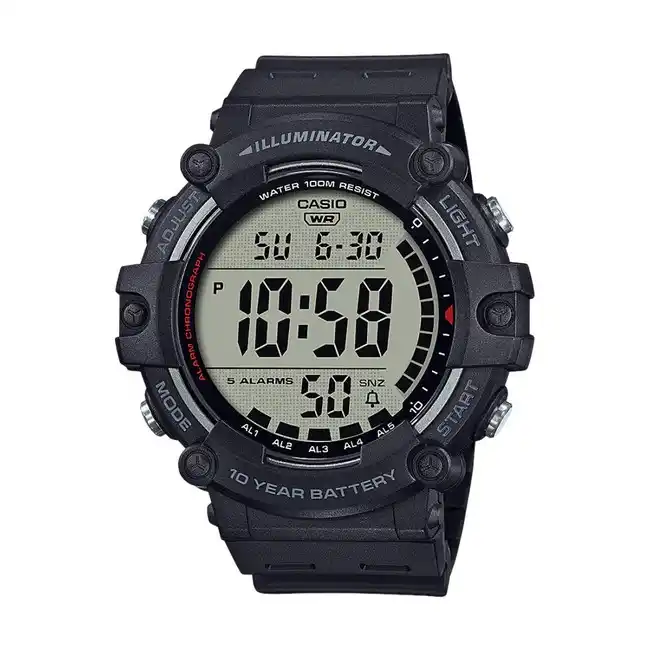 Image from Offerte pazze: 👀 Orologio Uomo CASIO AE-1500WH-1AVEF Silicone Nero Digitale Chrono A...