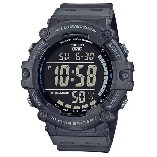 Image from Offerte pazze: 👀 Orologio Uomo CASIO AE-1500WH-8BVEF Silicone Grigio Digitale Chrono...