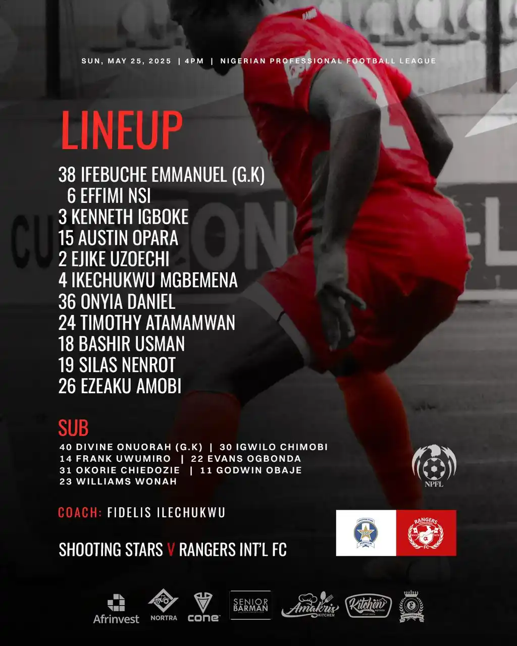 Rangers International FC post