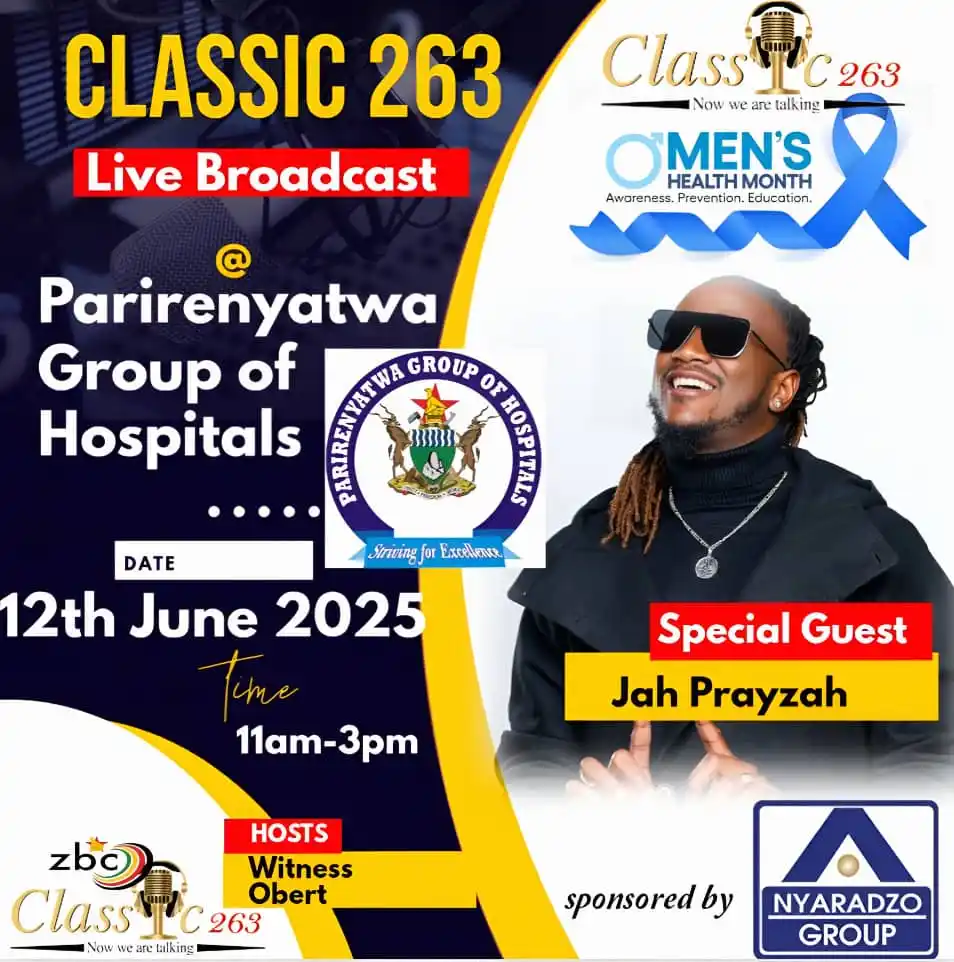 Image from Nationalfm: Pass through Parirenyatwa today! We are broadcasting live there. It's ...