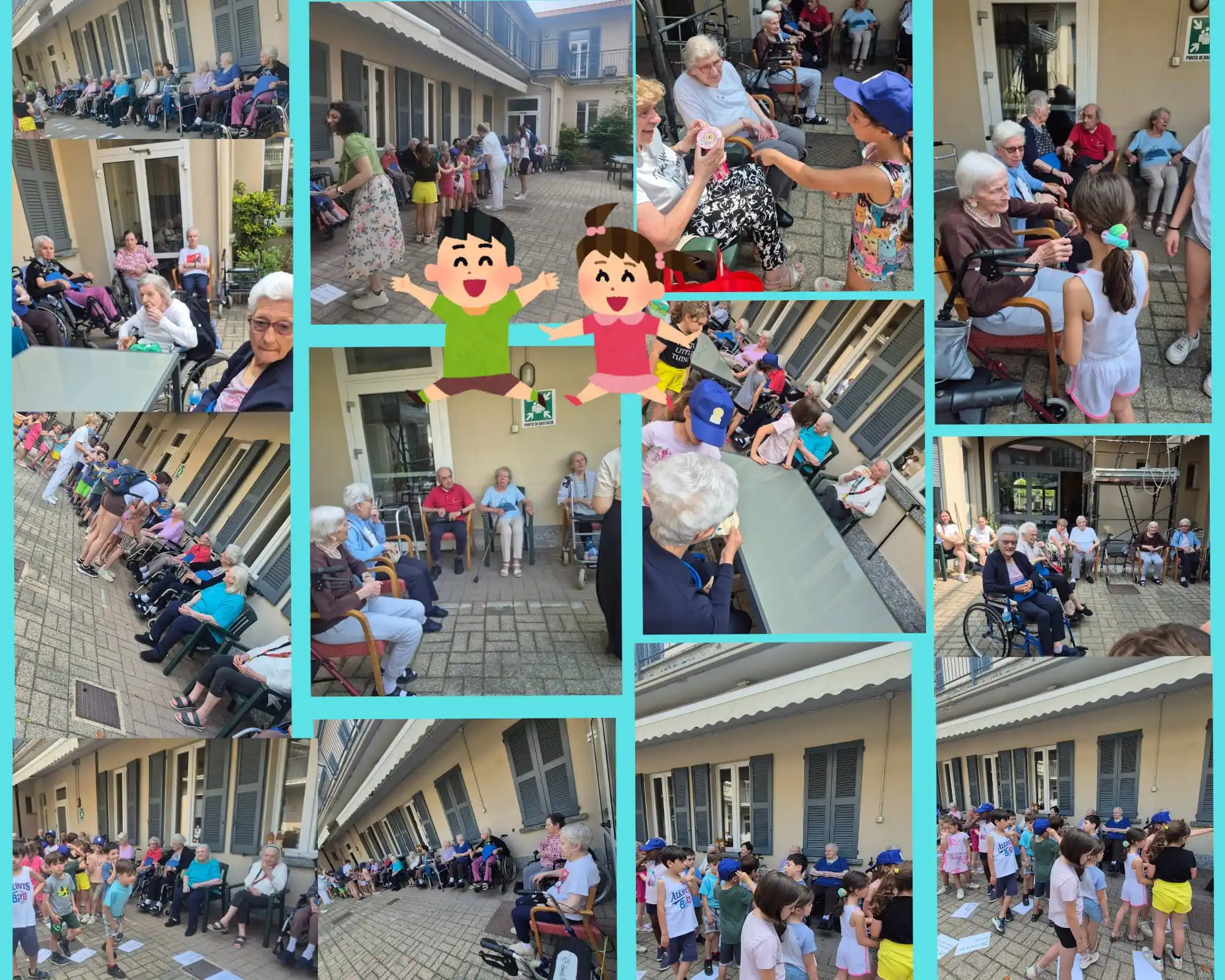 Image from RSA Villa Paradiso: Primo giovedi con i bimbi del progetto intergenerazionale *super nonni...