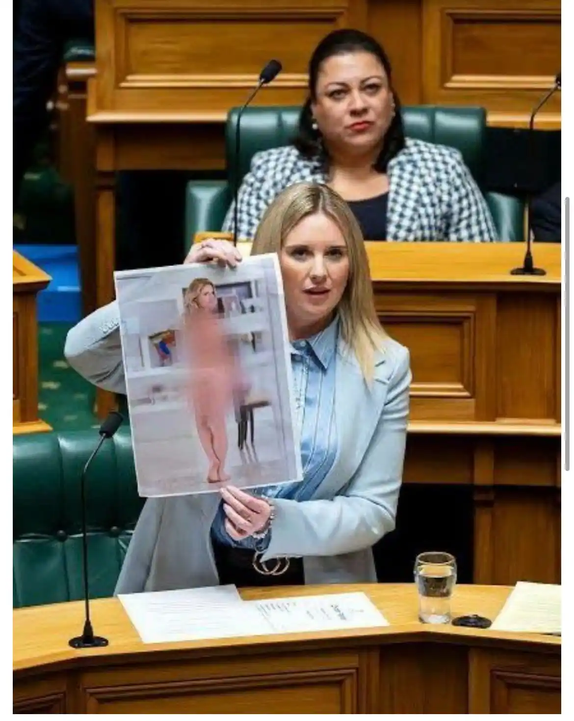 Image from Legal Sparks : Recently, in *New Zealand’s Parliament*, *Member of Parliament Laura M...