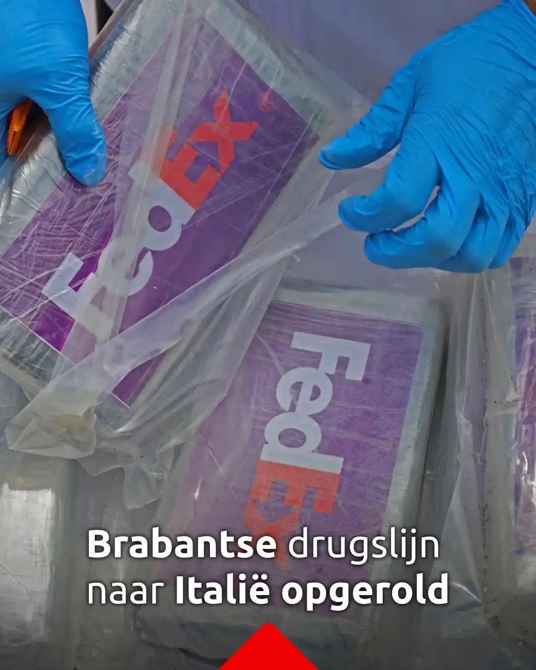 Image from Omroep Brabant: *‘Rivier aan cocaïne’ drooggelegd: Brabantse drugslijn naar Italië opg...