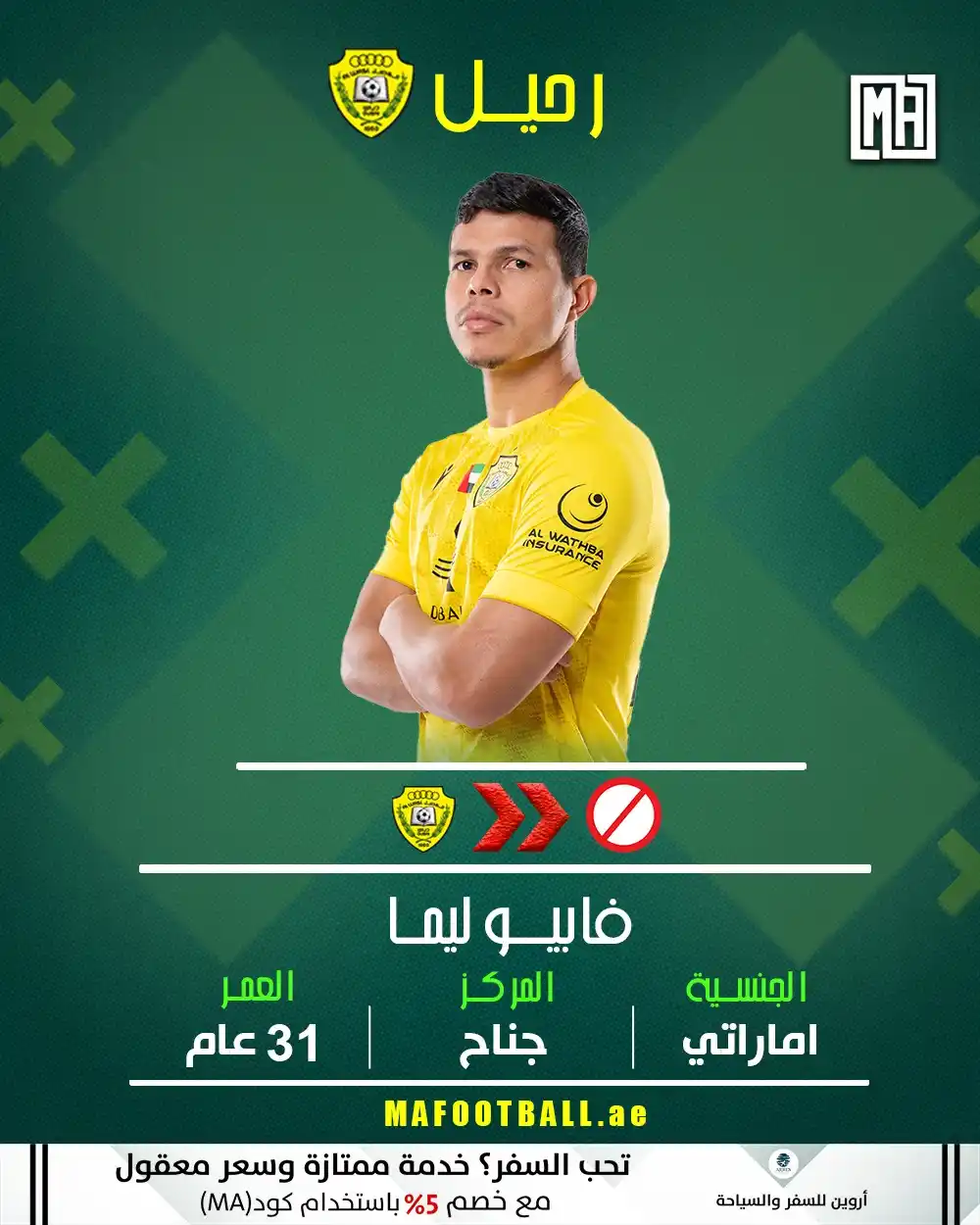Image from اخبار نادي الوصل: رسمياً ليما خارج الوصل رحيل || أعلن الاسطورة فابيو ليما (31 عام) خرو...