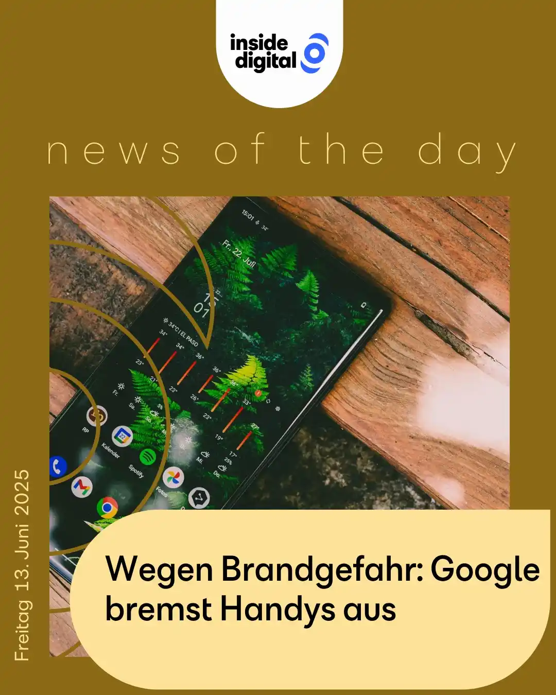 Image from inside digital: 👋 Schönes Wochenende dir! Aber bevor du abschaltest – es gibt wichtig...
