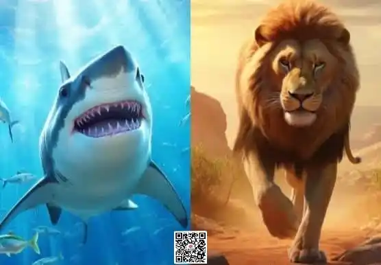 Image from ازدواجی مسائل اصلاح و تربیتِ اولاد: *شیر اور شارک دونوں پیشہ ور شکاری ہیں، لیکن شیر سمندر میں شکار نہیں کر...