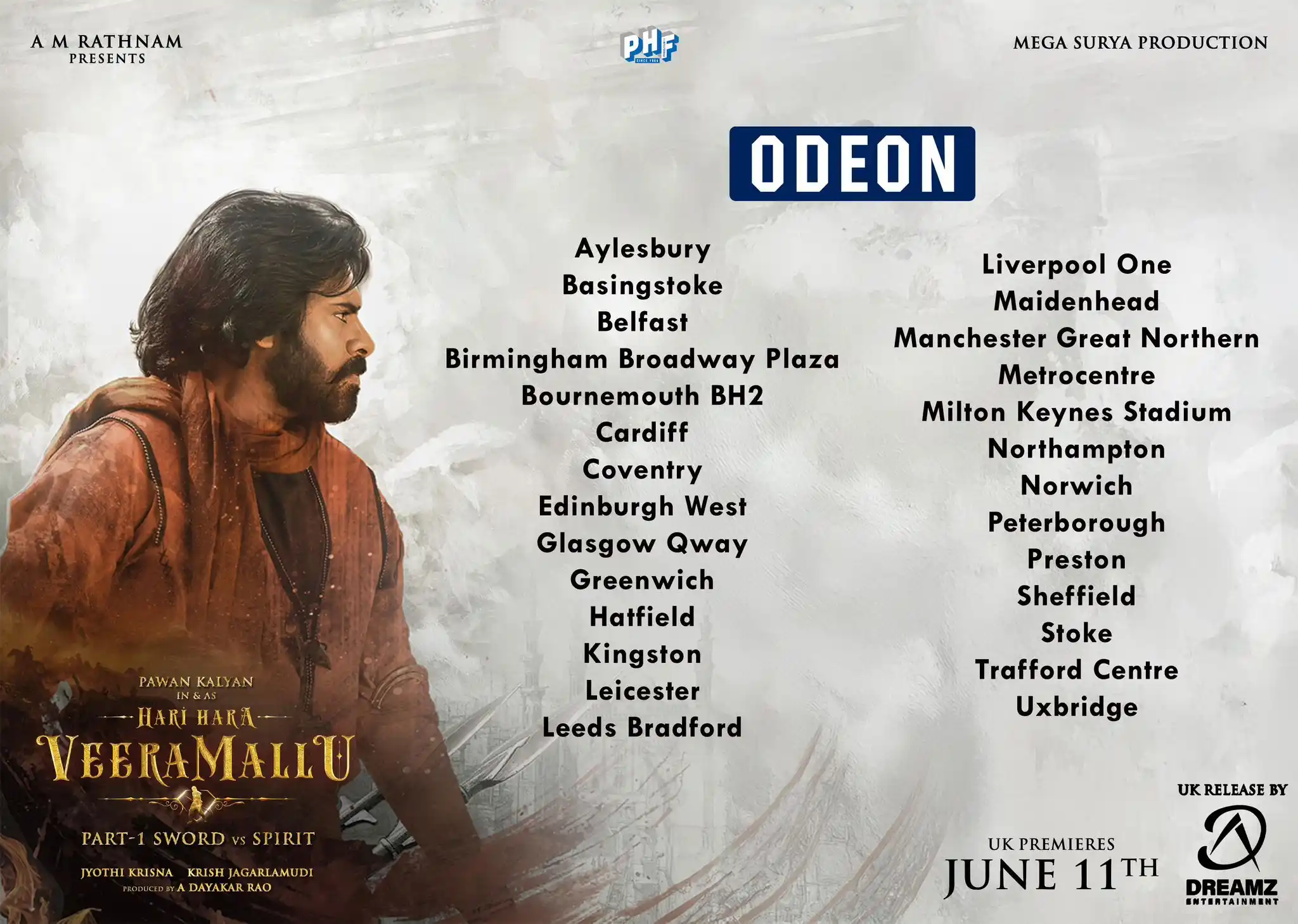Image from Dreamz Entertainment UK: THE SPIRIT OF DHARMA RISES 🔥⚔️ ODEON theatre listings are out NOW! �...
