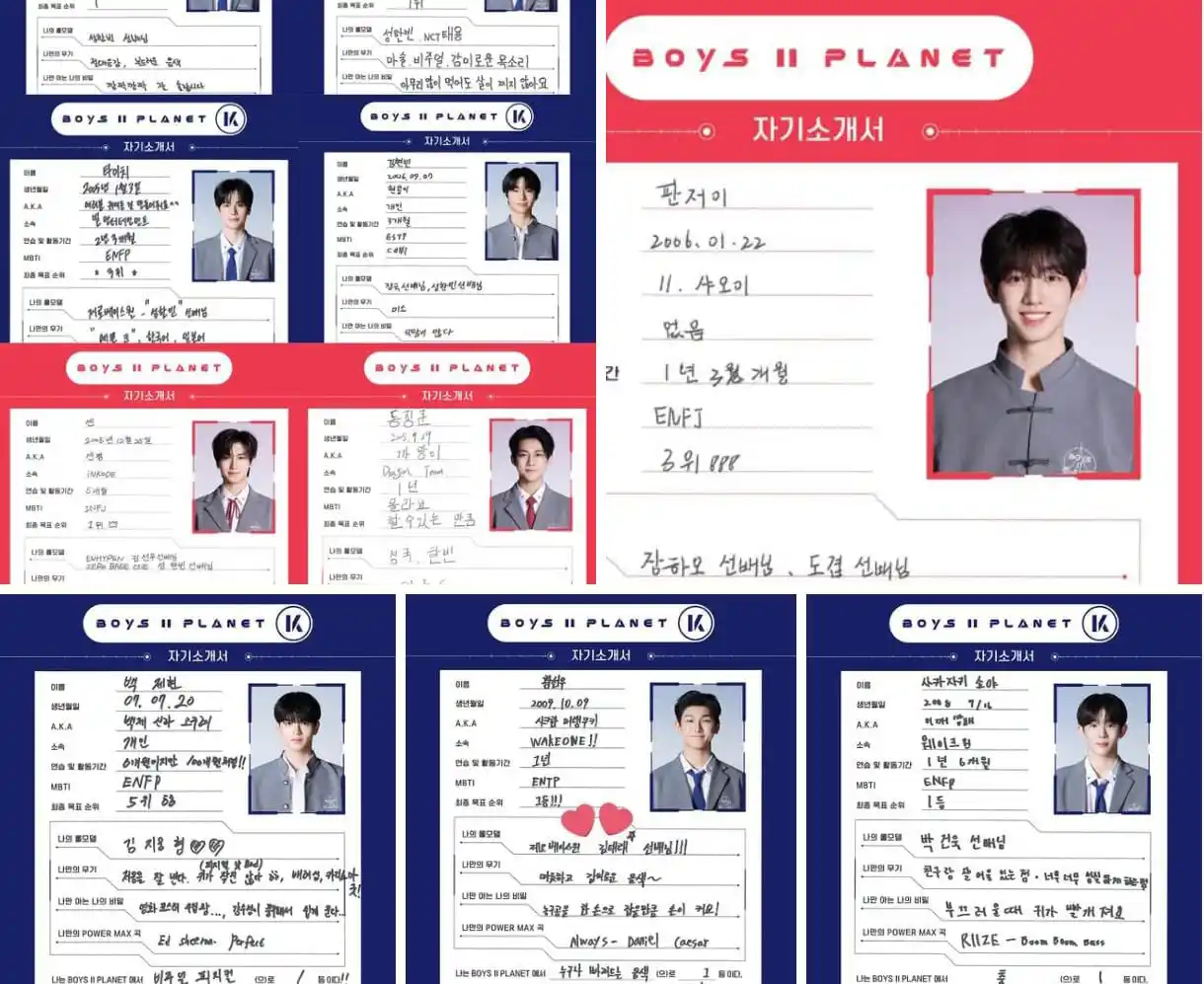 Image from ZEROGAYSONE | 𐙚 ZB1 INFO: 💭| *TRAINEES DE BOYS2PLANET QUE NOMBRARON A LOS CHICOS COMO SUS MODEL...