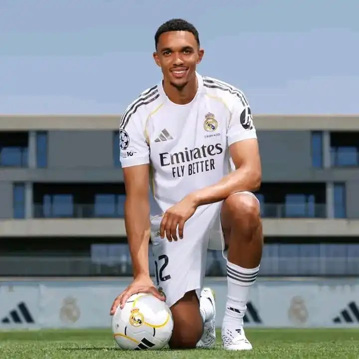 Image from HECKT8 FOOTBALL UPDATES ⚽🏟️: 🤩🤍 Trent: "The Real Madrid presentations? The amount of times I've w...