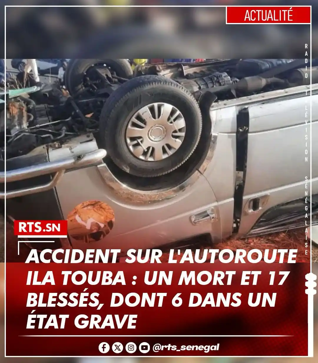 Image from ✨🇸🇳TOUT CE QUI SE PASSE AU SÉNÉGAL: *Un grave accident de la circulation s’est produit ce vendredi sur l’a...