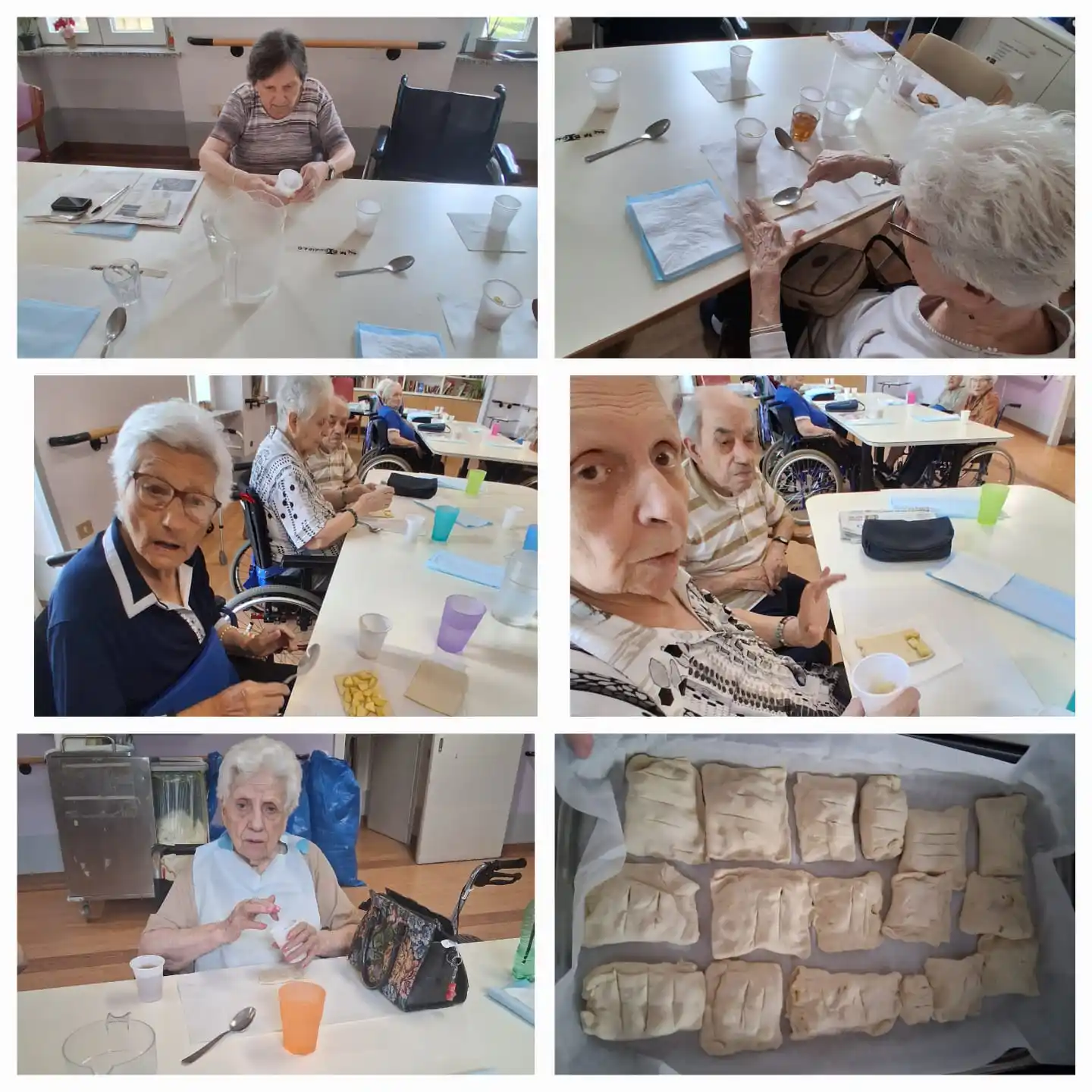 Image from RSA Villa Paradiso: Venerdì pomeriggio 👩‍🍳 Laboratorio di cucina con mini strudel di mel...