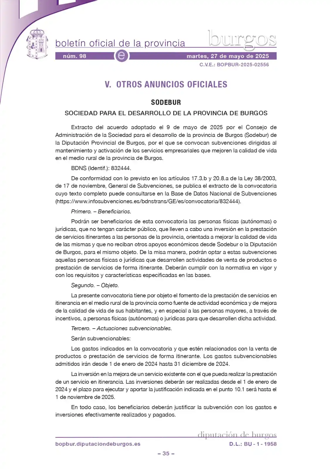Pradoluengo Informa post
