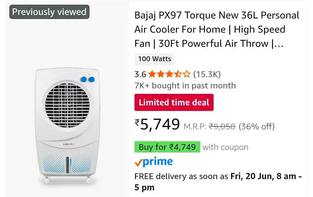 Image from Flipkart Loot Deals ✅: ✅ @4,749 -: https://amzn.to/4e2NmLd ✅ ₹1000 Coupon applied ✅...