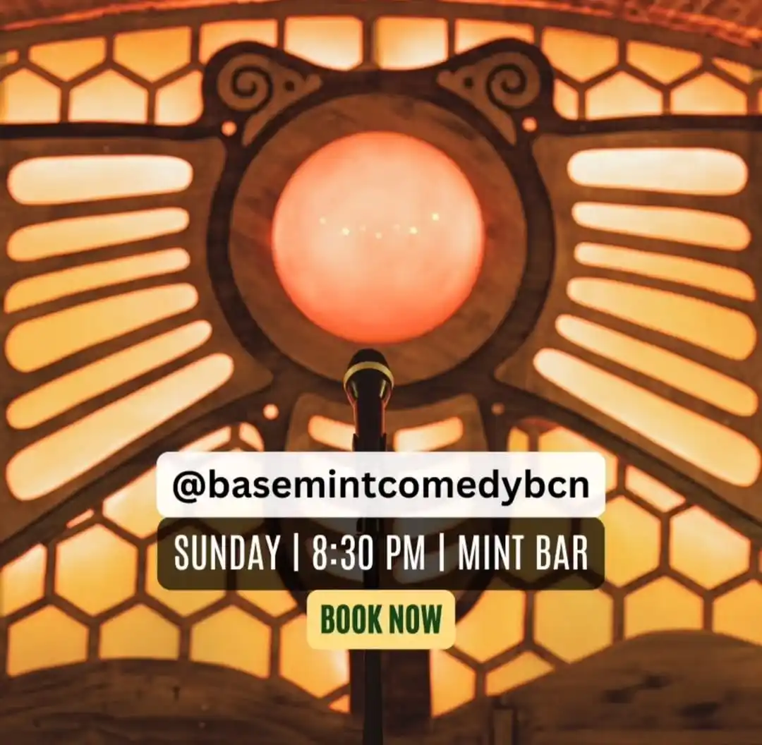 Image from English Stand-up Comedy | Barcelona | Basemint Comedy, Failing in Love, The Offenders and more: 🔴 @basemintcomedybcn | I hope you’re enjoying your weekend in Barcelo...