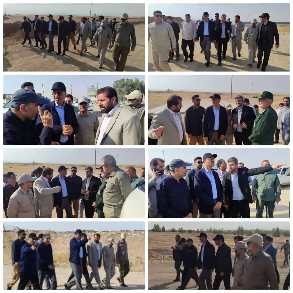 Image from استانداری کرمانشاه: 🔺 *بازدید دکتر حبیبی، استاندار کرمانشاه، از مرز خسروی به منظور آماده...