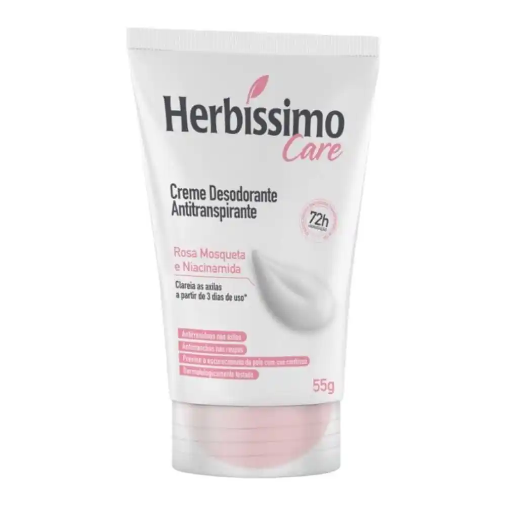Image from Tudo na Promo: COSTUMA ESGOTAR RÁPIDO   Desodorante Cremoso Antip Herbissimo 55g Rosa...