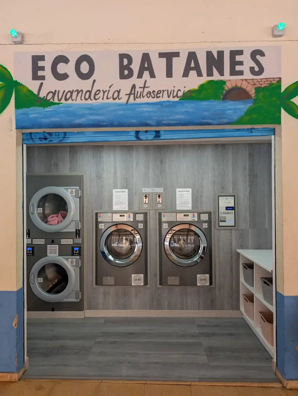 Image from Pradoluengo Informa: *ECO BATANES - LAVANDERÍA AUTOSERVICIO* Puesto nº 5 del Mercado Munici...