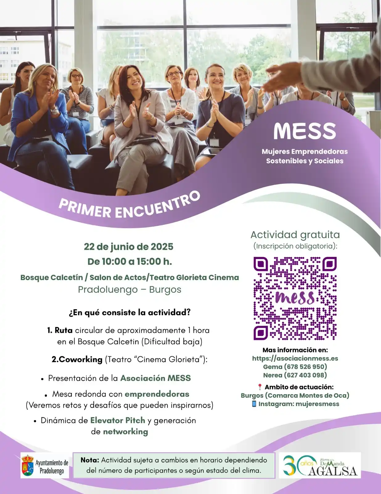 Image from Pradoluengo Informa: *¡¡¡Estamos muy ilusionadas en presentar nuestra primera quedada de MU...