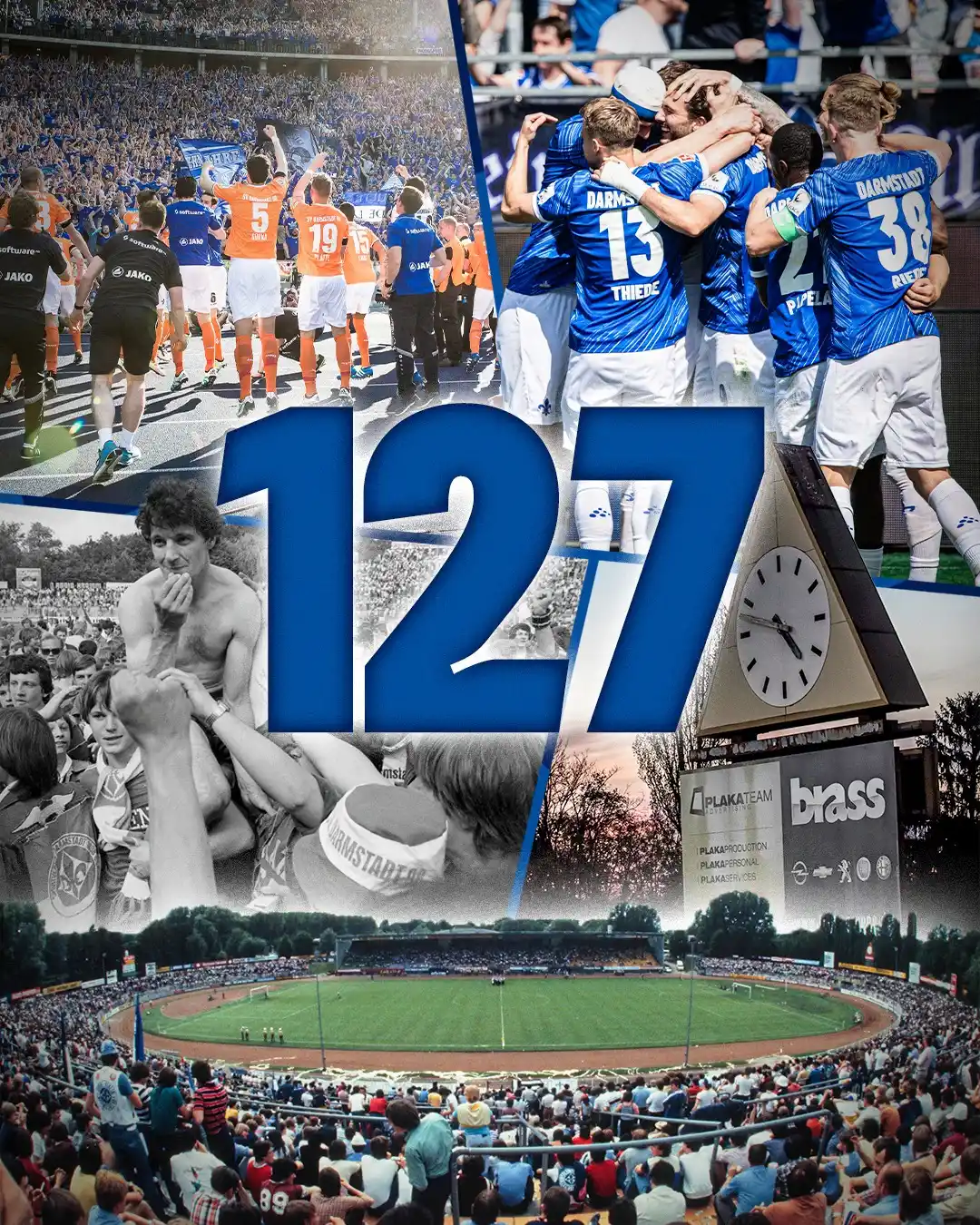 Image from SV Darmstadt 98: Heute feiert unser geliebter Sportverein seinen 127. Geburtstag. ⚜ 12...