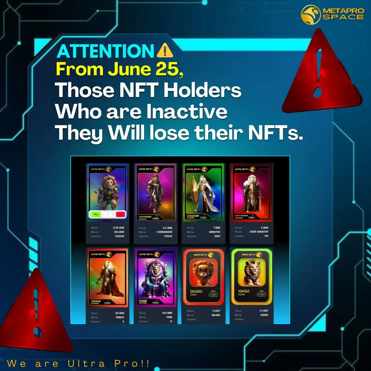 Image from OFFICIAL METAPRO: 🚨If you are not active in the Billionaire Program must purchase slot ...