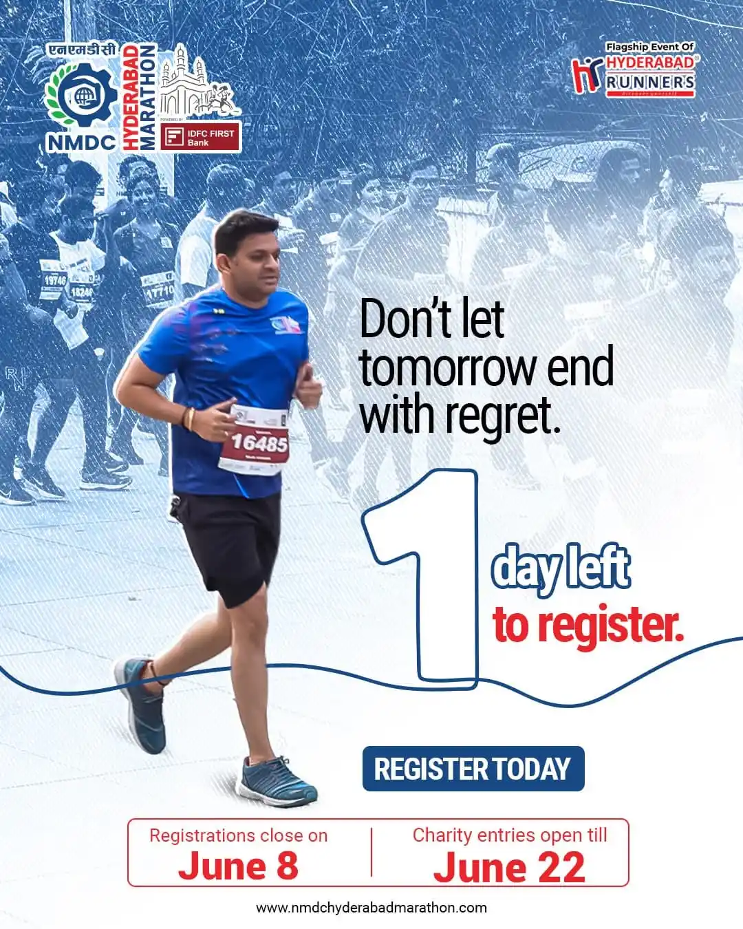 NMDC Hyderabad Marathon post