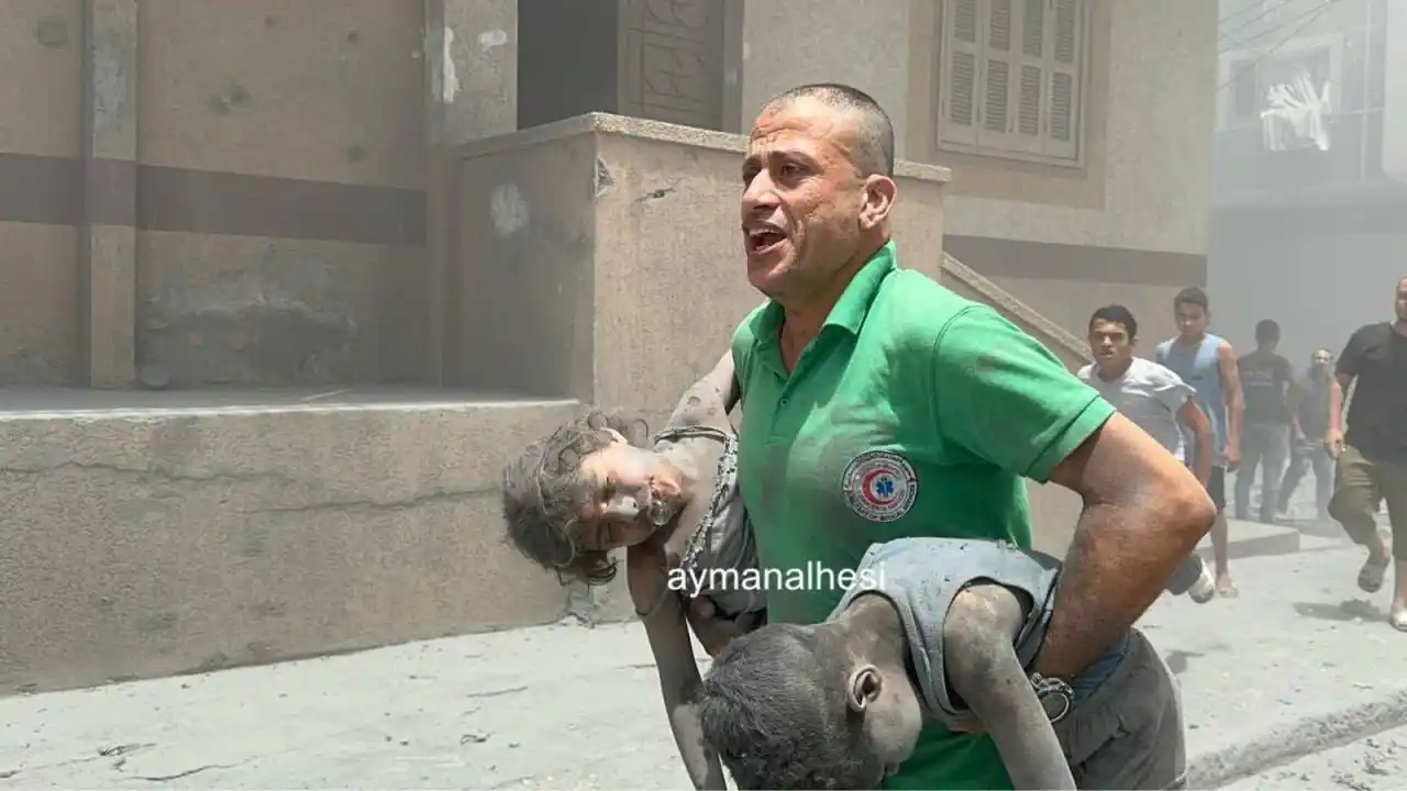 Image from Kudüs Masası: 📌 Katil İsrail’in saldırısında şehit olan sağlık görevlisi Hüseyin Mu...