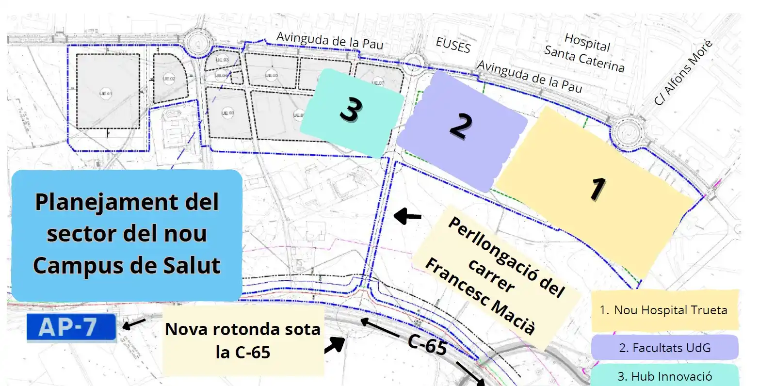 Image from Ajuntament de Salt: 🏥L’Ajuntament de Salt porta a aprovació provisional el pla urbanístic...