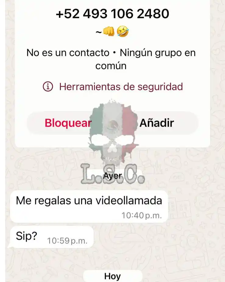 Image from L.S.C 🇲🇽💀: LSC 💀🇲🇽  Acoso   Éste número está molestando mucho a varias persona...