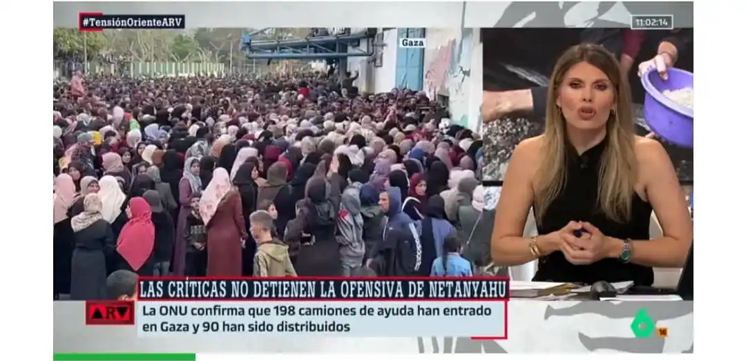 Image from DIFUSION NOTICIAS VENEZUELA: ‼️ *No hay aviones lanzando alimentos: Gaza muere de hambre* 📰‼️ *El...