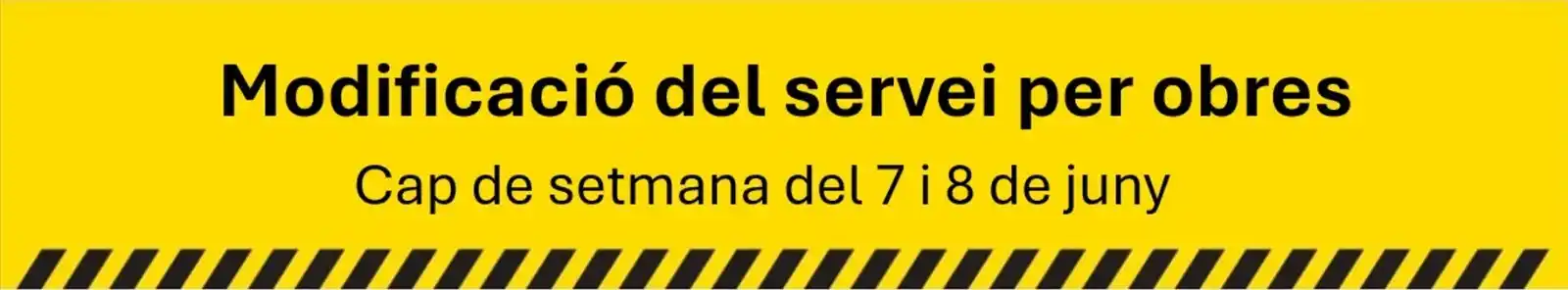 Image from Rodalies de Catalunya : 📣 *RECORDA* ℹ️ *Aquest cap de setmana es modifica el servei habitua...
