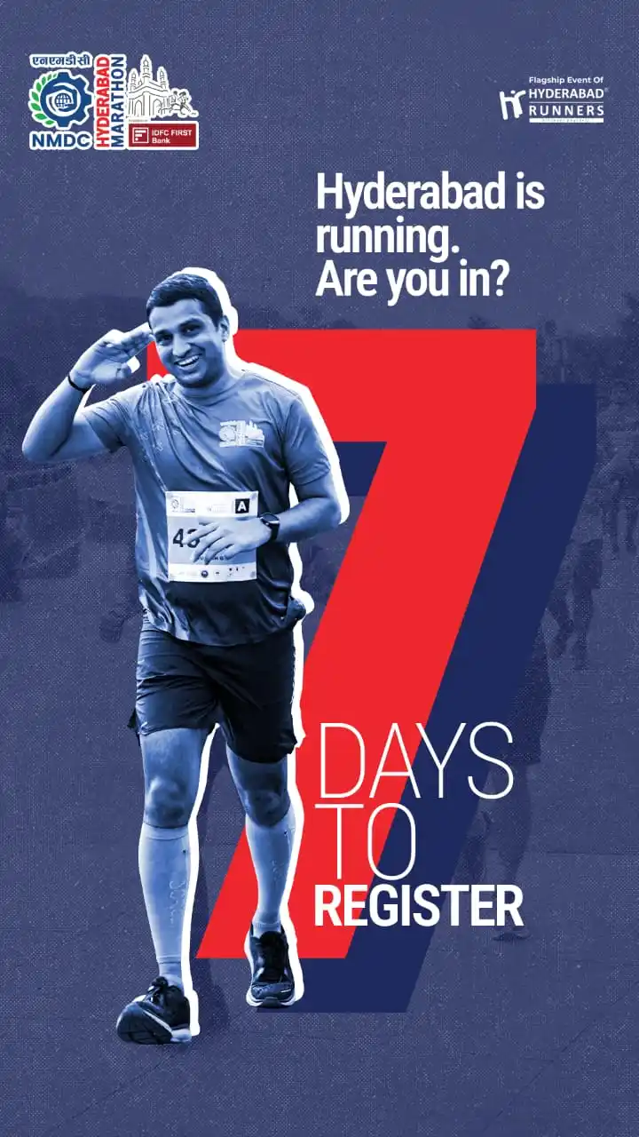 NMDC Hyderabad Marathon post