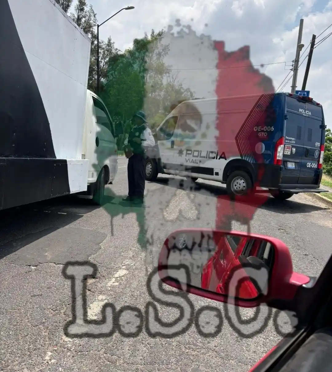 Image from L.S.C 🇲🇽💀: Retén de verificación en las torres de San Juan Bosco a insurgentes  A...