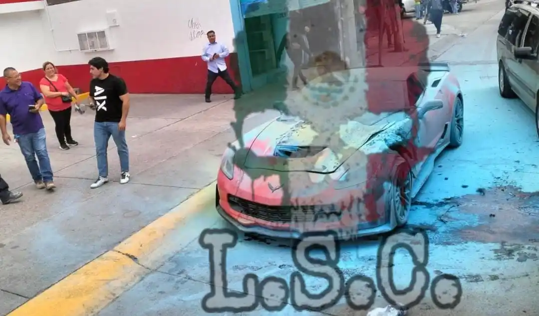 Image from L.S.C 🇲🇽💀: Se prendió un Corvette en delta y Olímpica❗‼️‼️📛🚨🚨🇲🇽⚠️⚠️⛔⛔⚠️🇲🇽�...