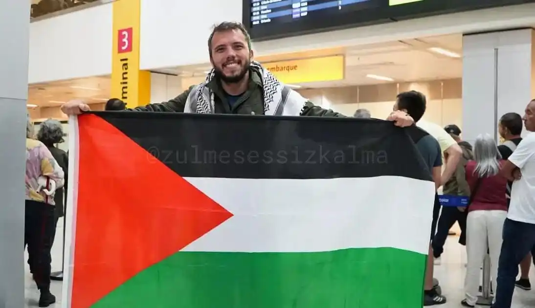 Image from Kudüs Masası: 💢 Thiago Avila, Madleen Gemisinin Alıkonulmasından İtibaren Açlık Gre...