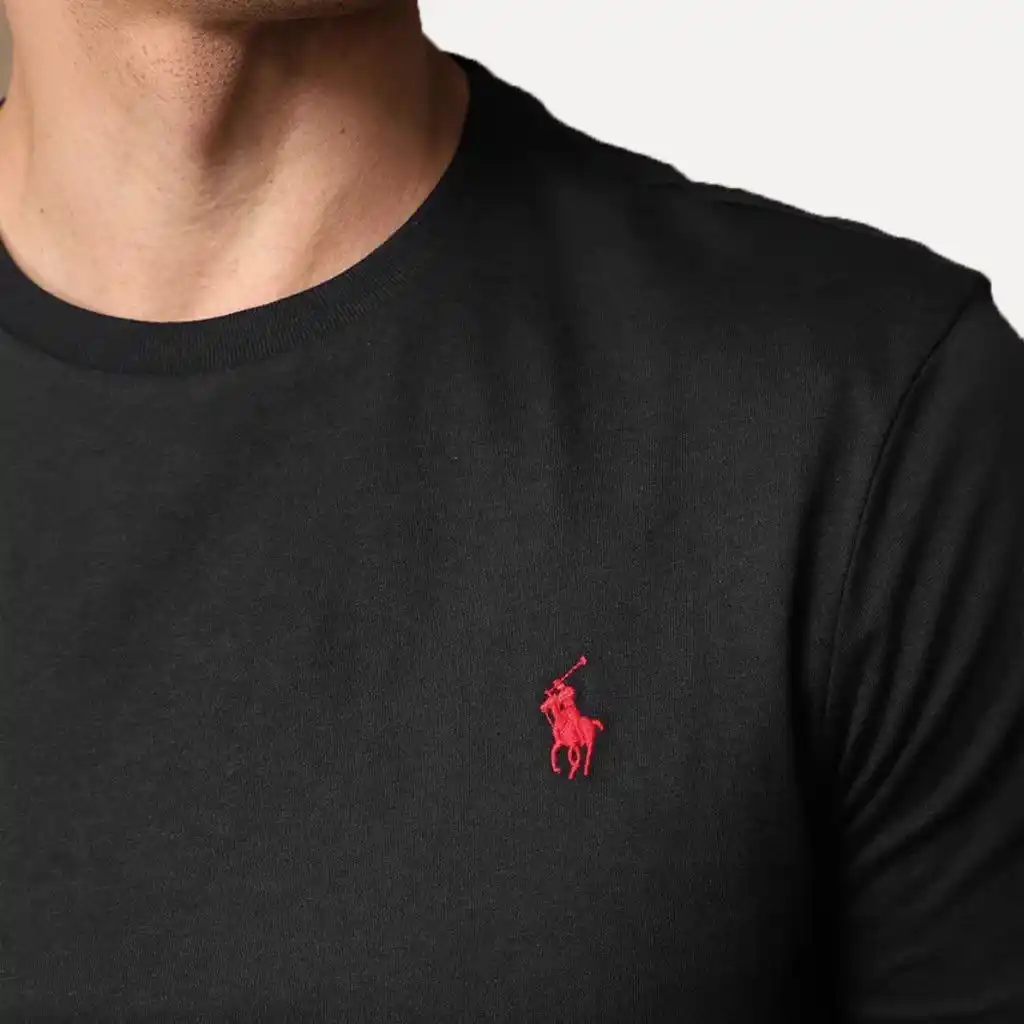 Image from Tudo na Promo: TIRE ONDA DE RALPH LAUREN 😎 Camiseta Ralph Lauren Custom Fit Preta ...