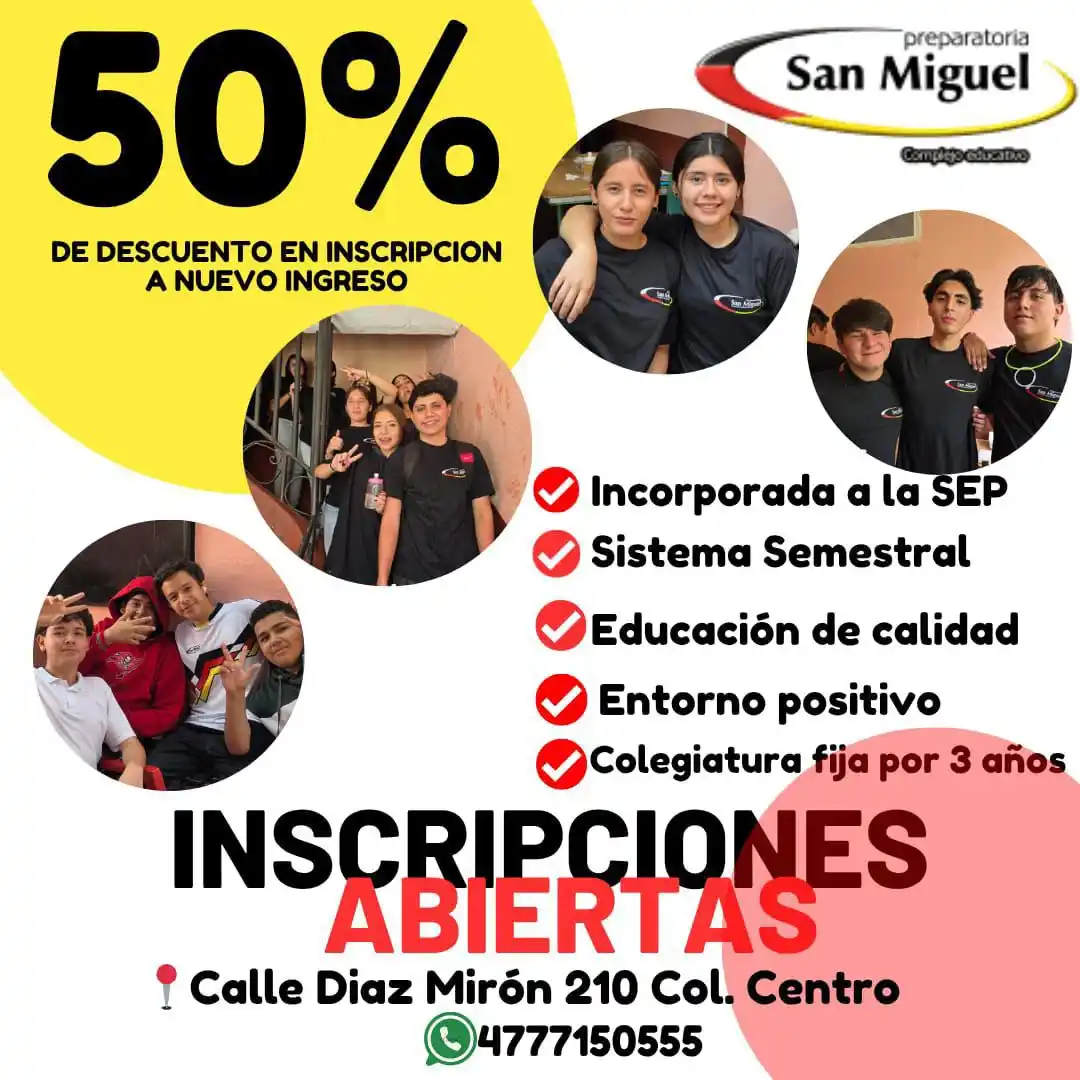 Image from L.S.C 🇲🇽💀: Transforma tu futuro con una educación de calidad en *PREPARATORIA SA...