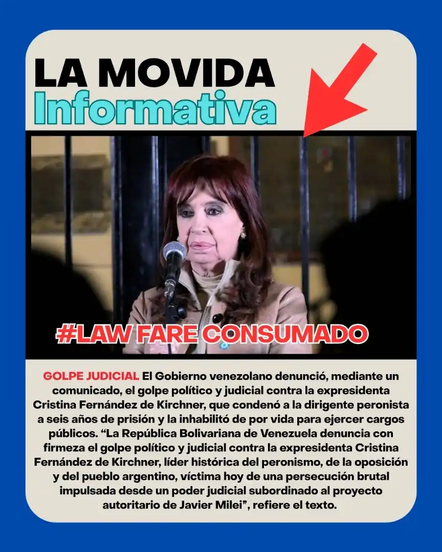 Image from DIFUSION NOTICIAS VENEZUELA: 📺📻🗞️📰📢🚨🎤 *Venezuela denuncia golpe político y judicial contra e...