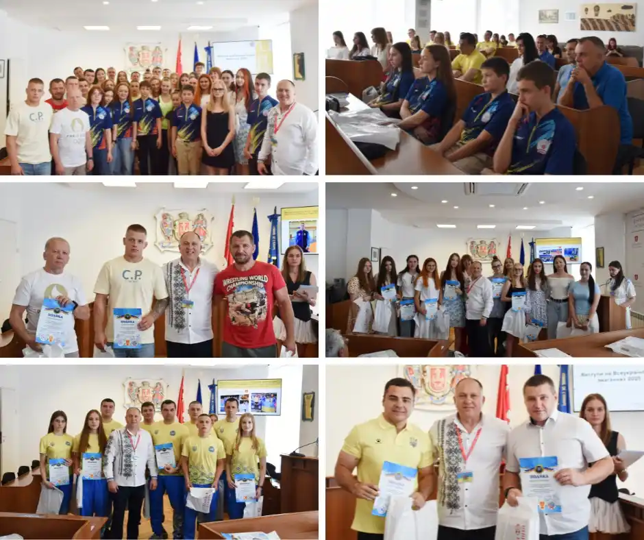 Image from Вінницька міська рада: *Вінниця спортивна: у міськраді нагородили спортсменів, які відстоювал...