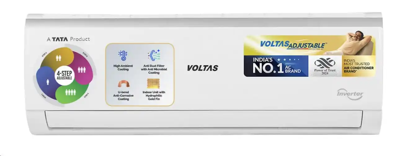 Image from Flipkart Loot Deals ✅: Voltas 1.4 Ton 3 Star, Inverter Split AC @ ₹28,490 🔗https://amzn.to/...