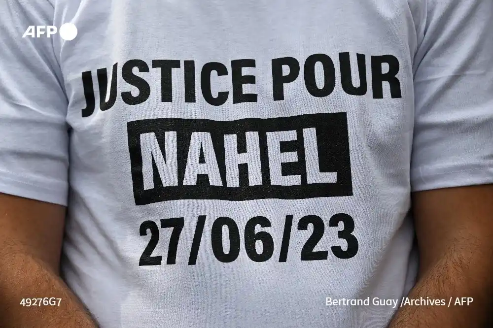 Image from AFP (Agence France-Presse): 2️⃣ Deux ans après *la mort à Nanterre du jeune Nahel,* point de dépa...