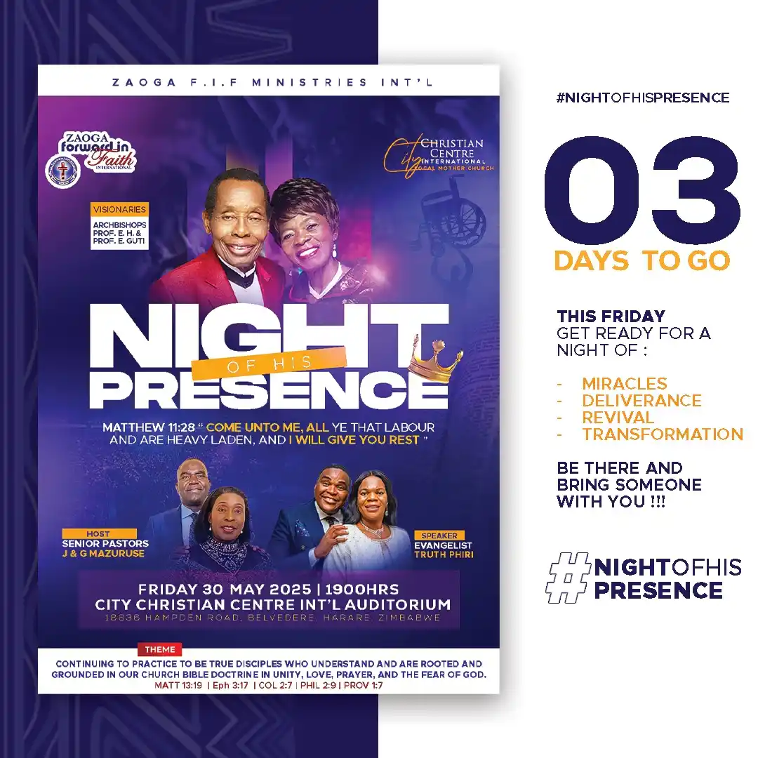 Image from OFFICIAL ZAOGA FIF MINISTRIES INTERNATIONAL: 📣 3 Days to Go! 🔥 This Friday – Don’t Miss It! 🔥 Come Expecting .....