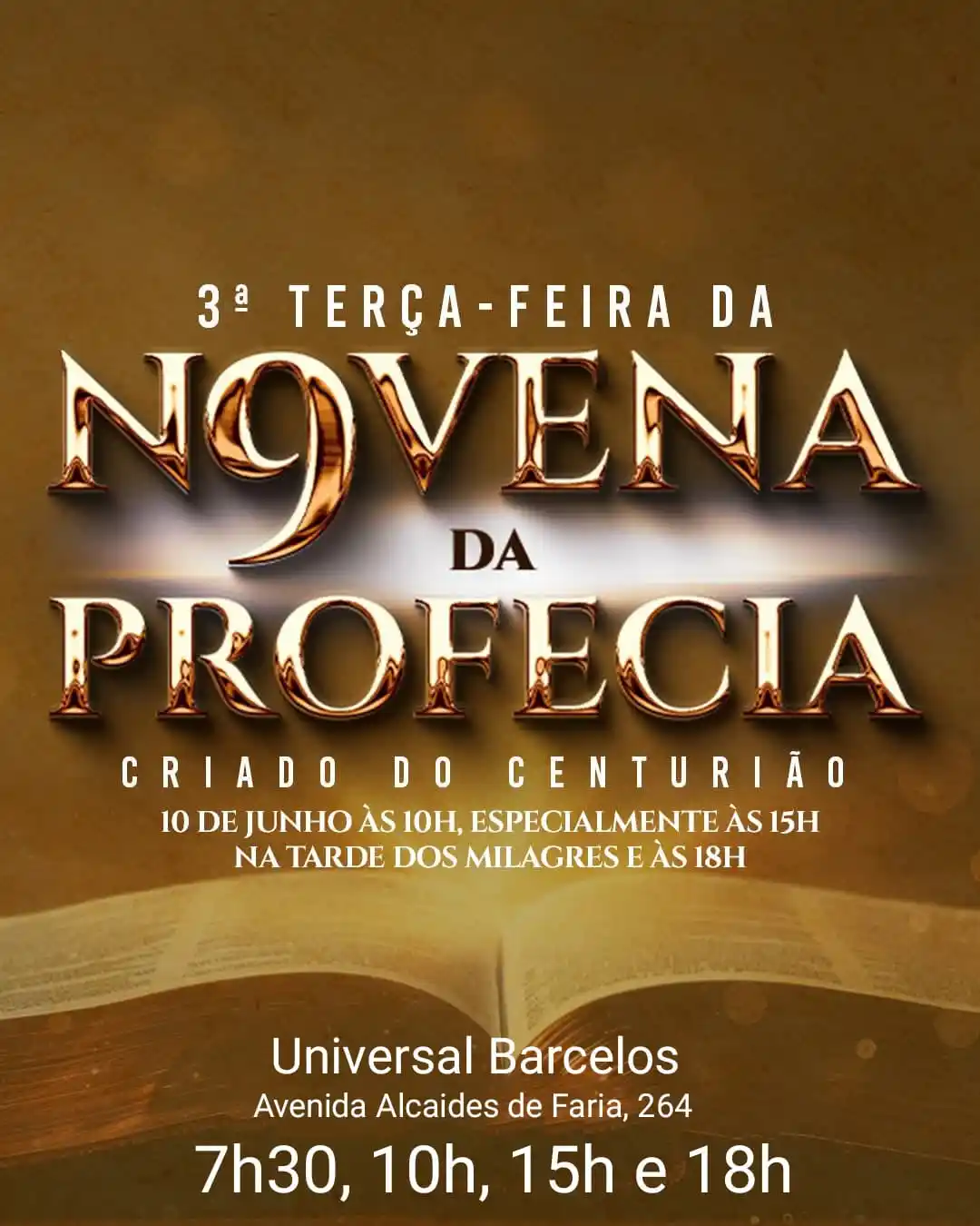 Image from Canal Da Fé: A “Novena da Profecia” pela cura, na Corrente dos 70 Está acontecendo...
