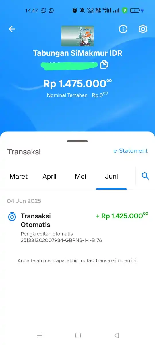 Image from Madrasah Hebat Bermartabat: Alhamdulillah Insentif Tahap 1 sdh masuk rekening, silahkan dicek bagi...