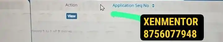 Image from NEET PG COUNSELING 2024 (XEN MENTOR): Application sequence number looks like this. Once you get this, your a...