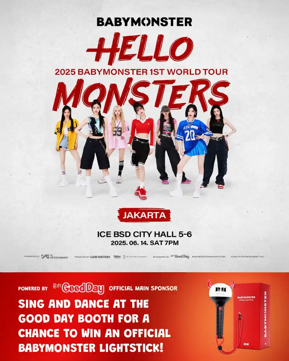 Image from BABYMONS7ER.PEDIA UPDATE ᱬ: Buat INA MONSTIEZ yang nonton konser nanti, jangan lupa mampir booth n...