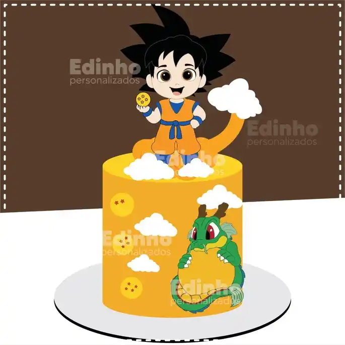 Image from Grafik-Teka: Cake topper Dragon Ball V2 🔥⬇️Descarga GRATIS ⬇️🔥 https://grafik-tek...
