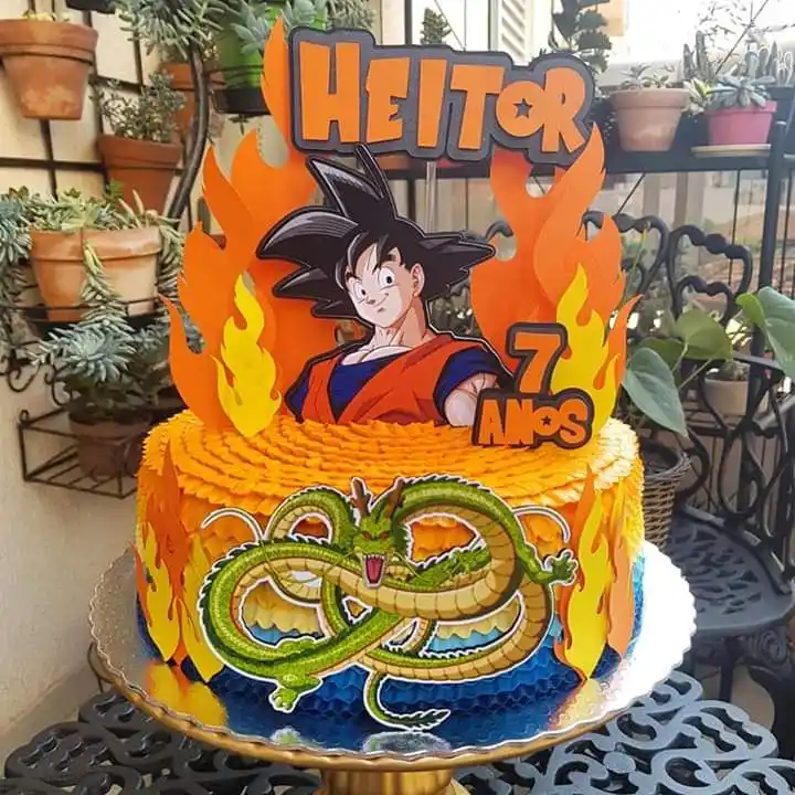 Image from Grafik-Teka: Cake topper Dragon Ball V3 🔥⬇️Descarga GRATIS ⬇️🔥 https://grafik-tek...