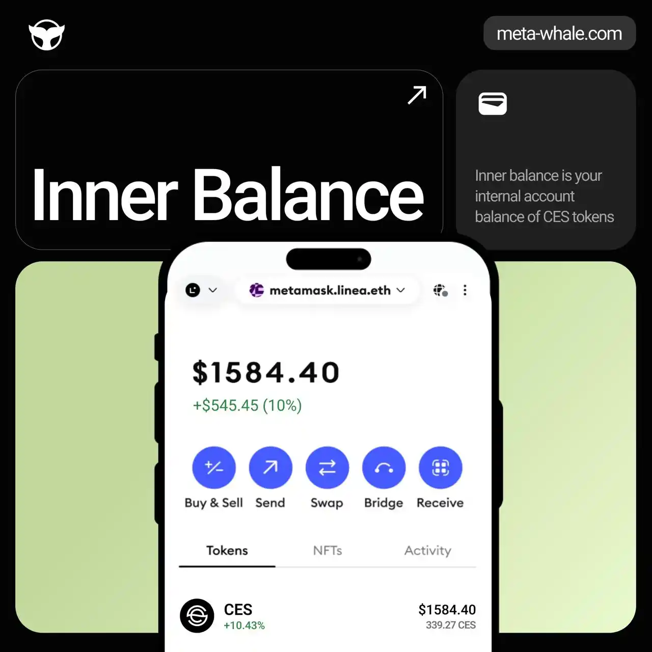 Image from Morris Patel: 🌊CES and Inner Balance in MetaWhale – freedom, control, and benefits ...