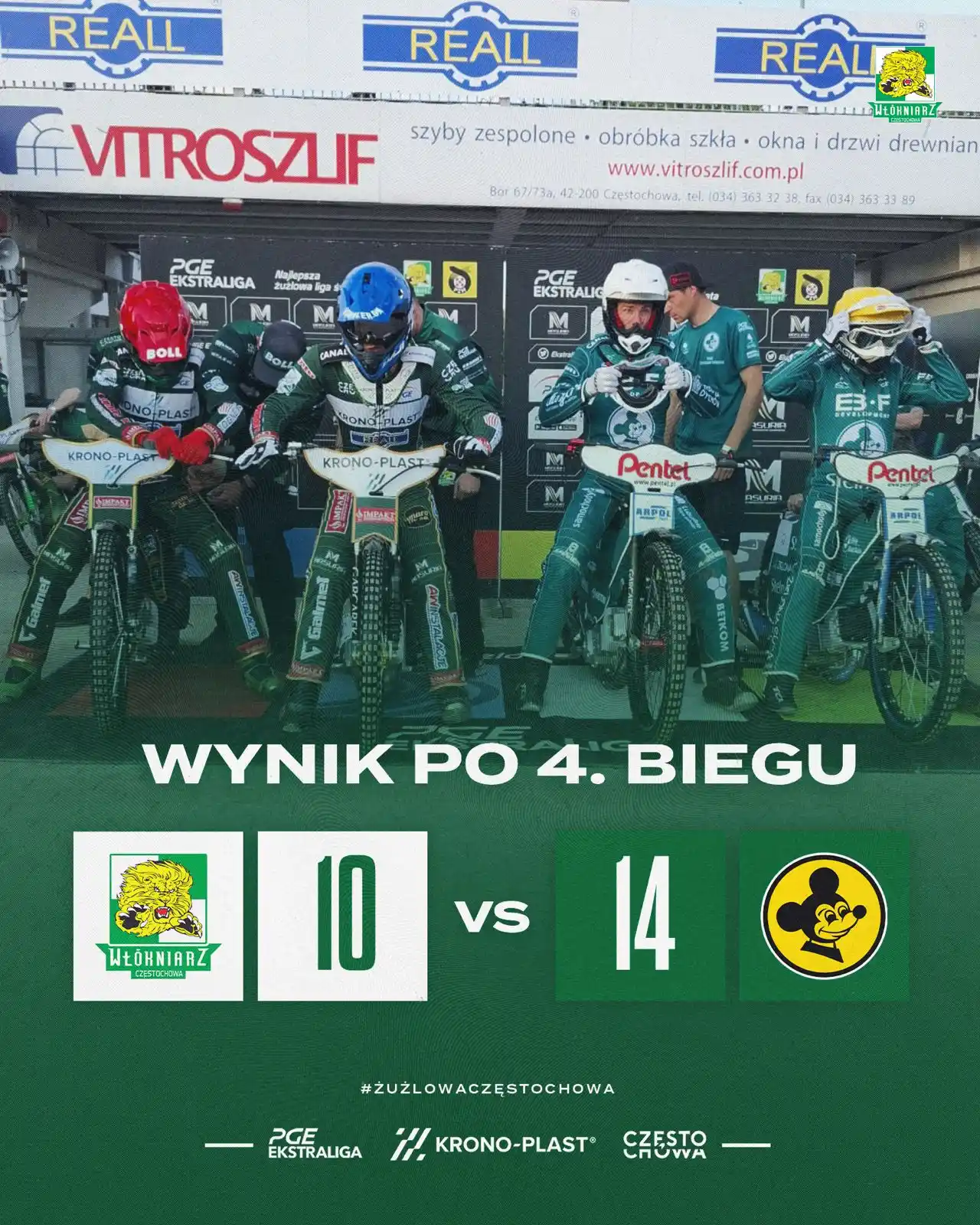 Image from Włókniarz Częstochowa: <a class="text-blue-500 hover:underline cursor-pointer" href="/hashtag...