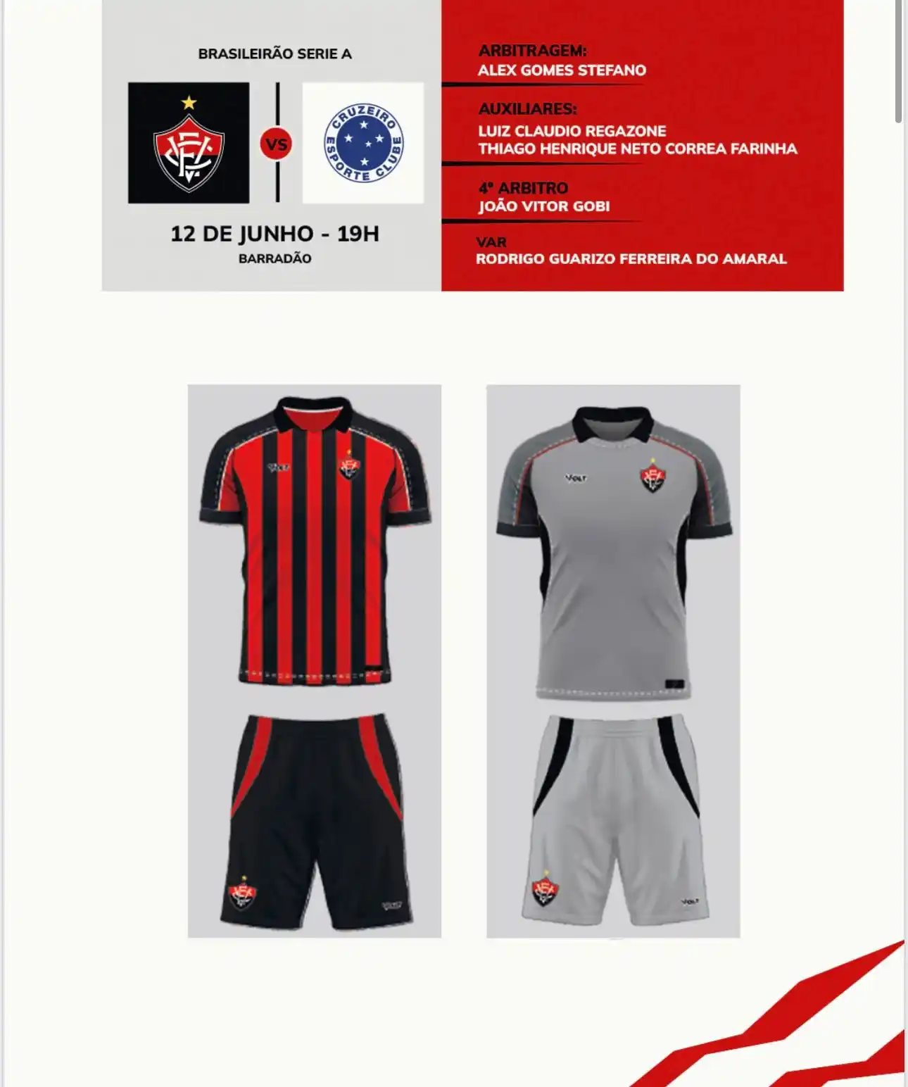 Image from Canto Rubro-Negro: DE RUBRO-NEGRO! 🔴⚫️ Para o confronto contra o Cruzeiro, o Leão da Ba...